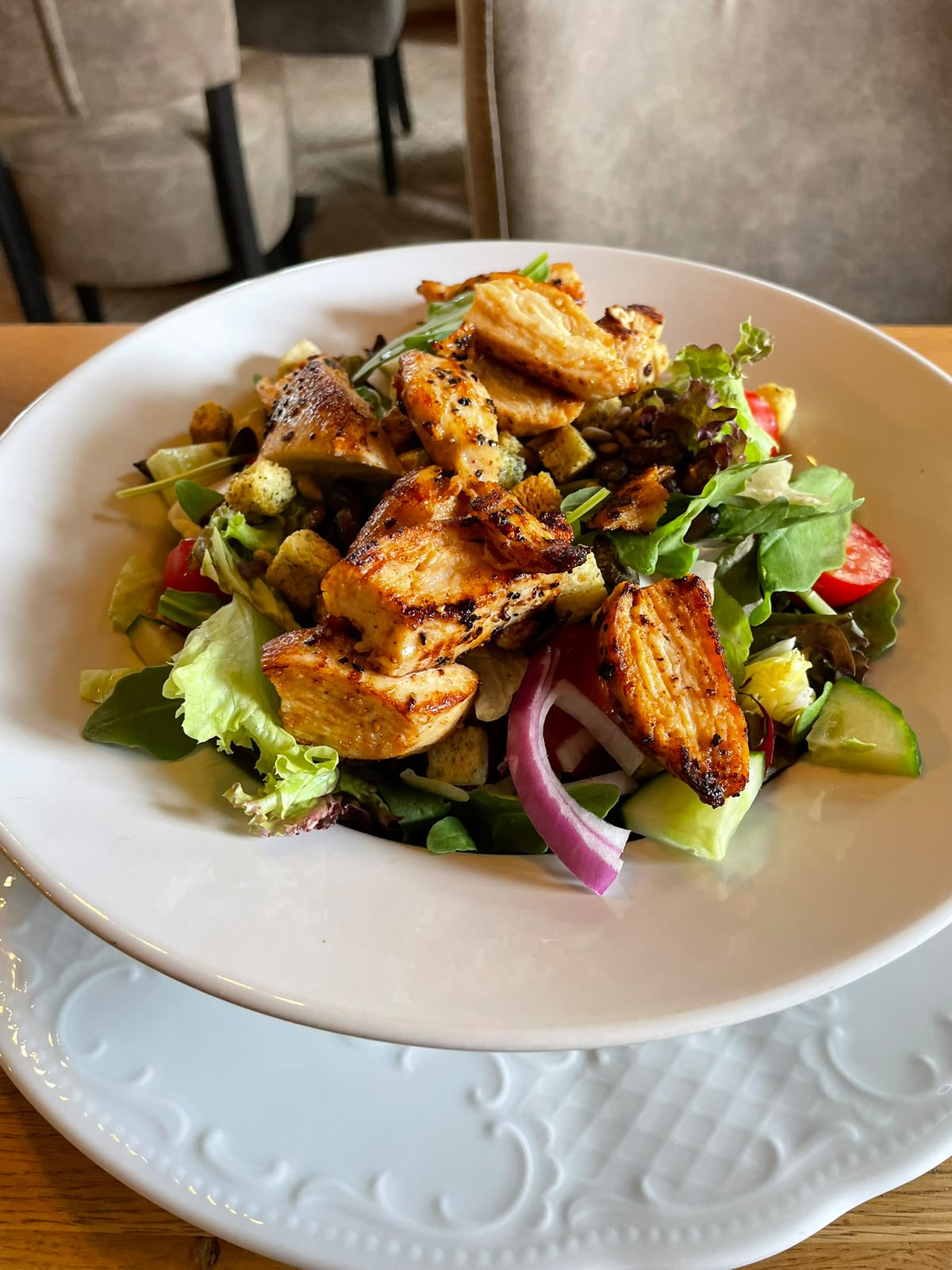 Hähnchen Salat
